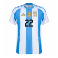 Dres Argentina Lautaro Martinez #22 Domaci Copa America 2024 Kratak Rukav